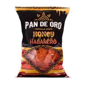 Pan De Oro Honey Habanero Tortilla Chips 7.5oz 12ct